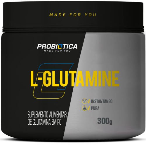 l glutamine pure (300g), probiótica