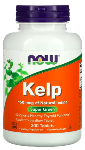 kelp algas 150mcg now foods kelp algas 150mcg now foods