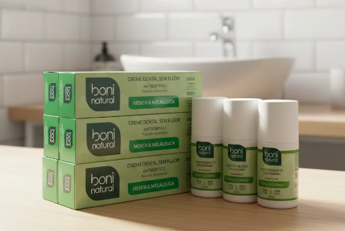 kit 6 creme denta/melaleuca + 3 desodorante roll on