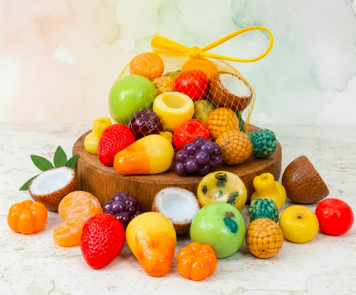 sabonete artesanal kit mini frutas sortidas