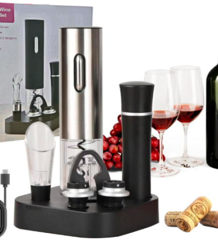 About kit abridor de vinho elétrico